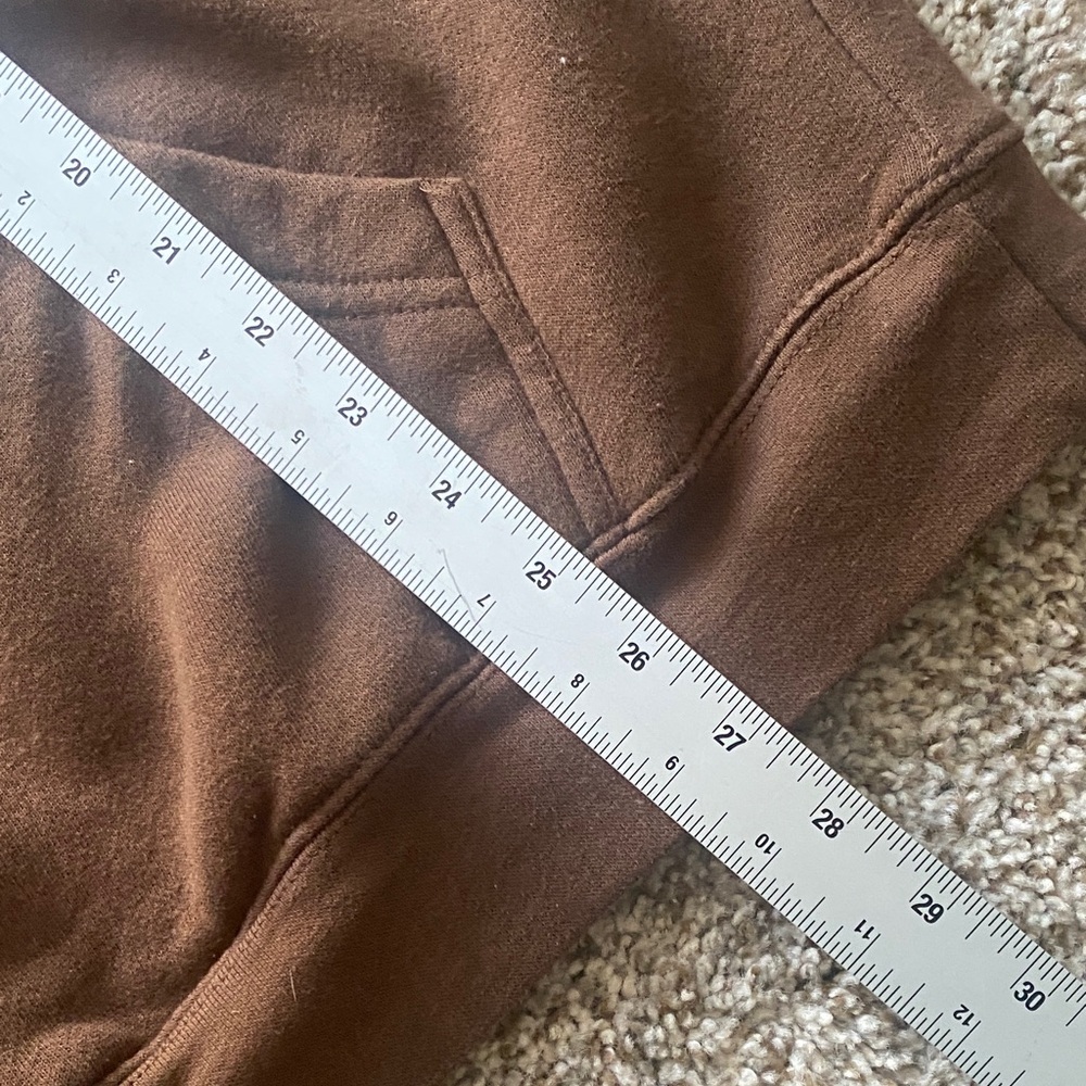 Jean Michel Basquiat Brown Hoodie by Ripple. Embroidered “LOVE IS A LIE” XL - Picture 11 of 11
